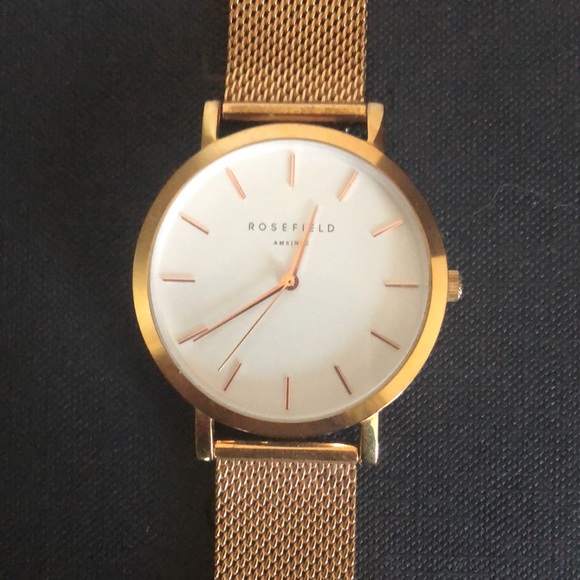 Rosefield Mercer Rose Gold Mesh Women’s Watch - Picture 2 of 5